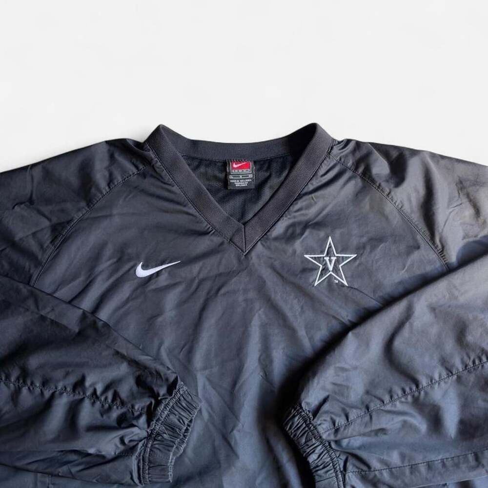 Vintage Nike Vanderbilt Pullover Windbreaker Men’s Large Black 2000s